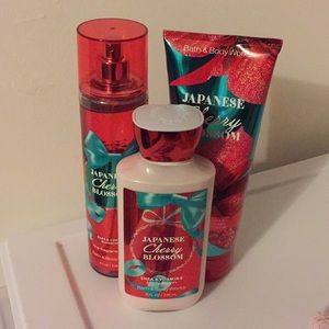 Bath & Bodyworks Japanese Cherry Blossom Trio